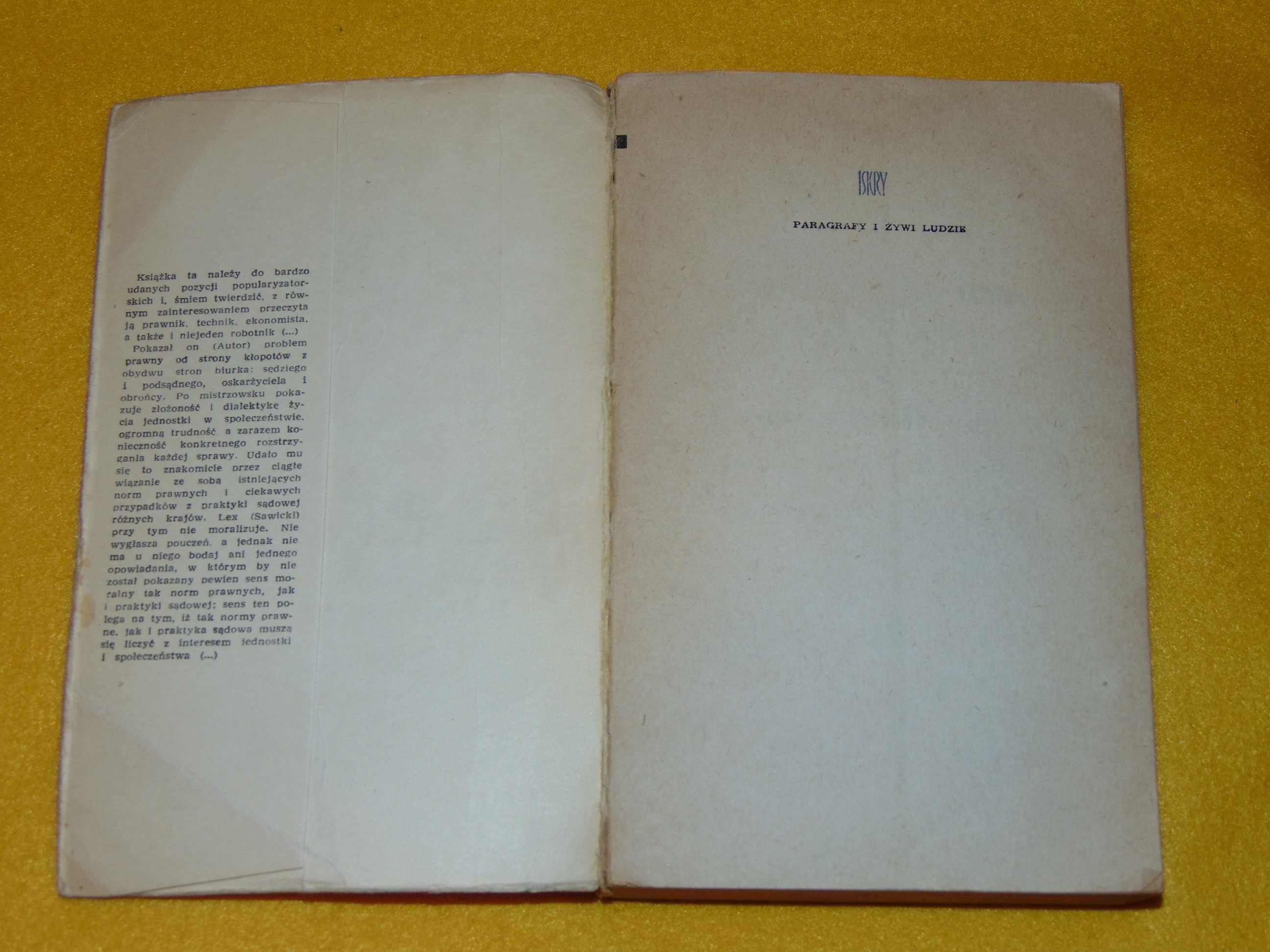 LEX paragrafy i żywi ludzie - Jerzy Sawicki
