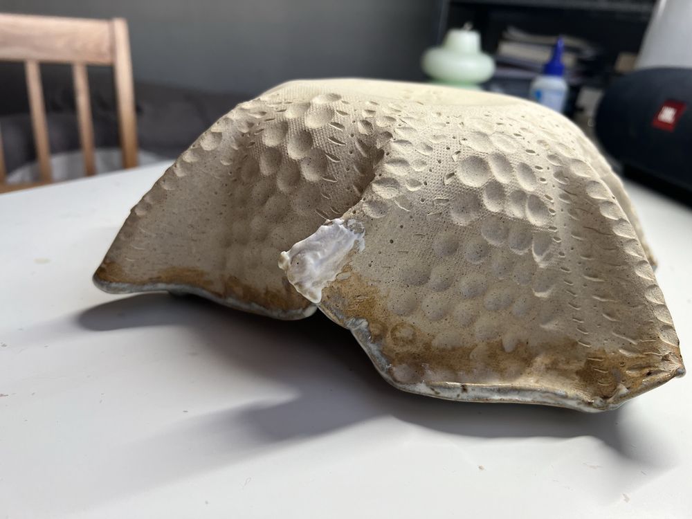 Ceramiczna miska ozdobna rękodzieło