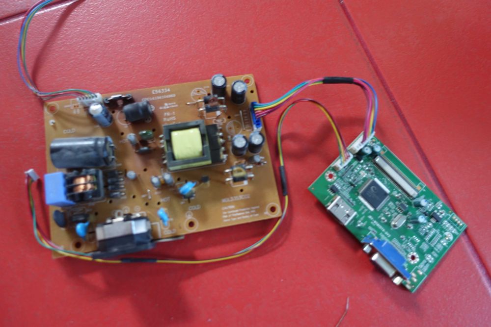 zasilacz + elektronika sterownik monitora hikvision ds-d5024qe