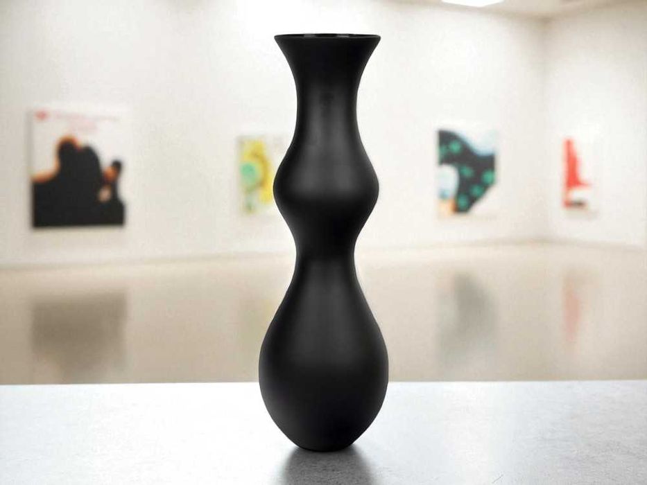 Wysoki WAZON podłogowy czarny mat 70 cm Wyjątkowy [Darmowa Dostawa]