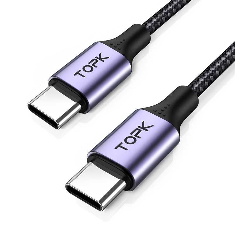 Kabel USB typ C - USB typ C 1 metr 60W / USB C - C oplot
