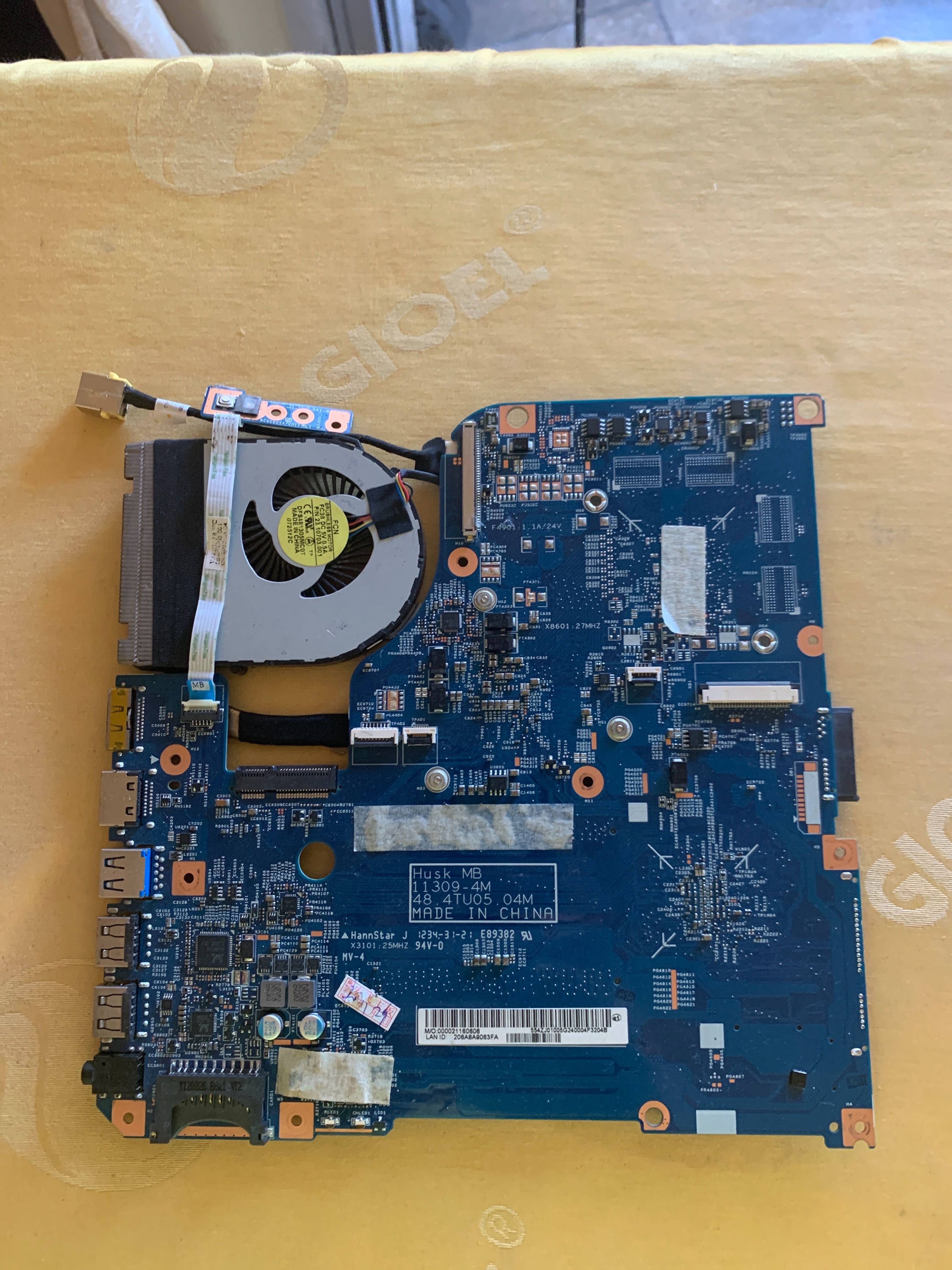 Placa Acer husk com i5 aspire V5