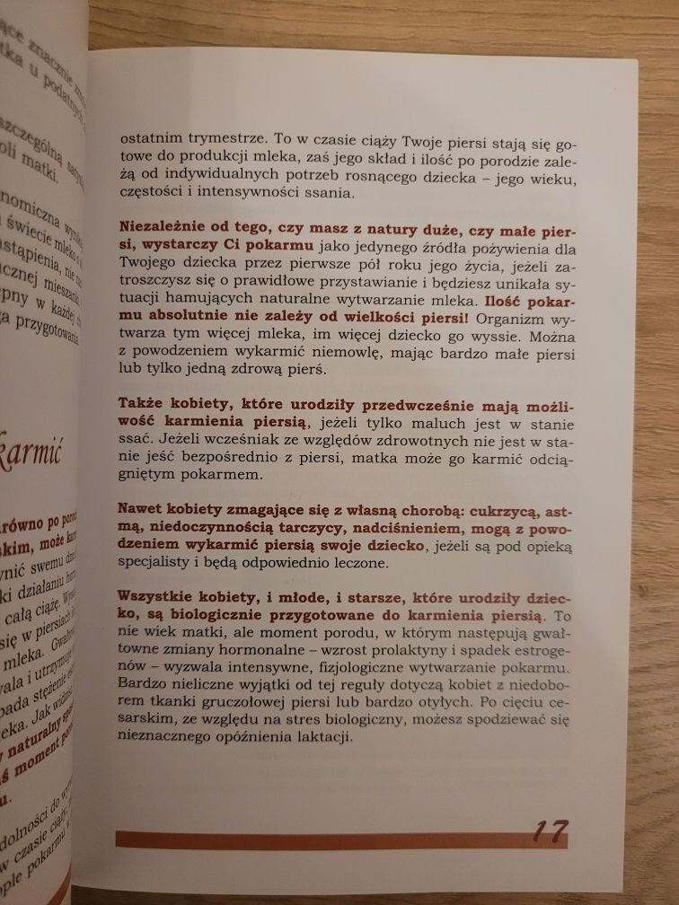 Grażyna Rybak Chcę karmić piersią