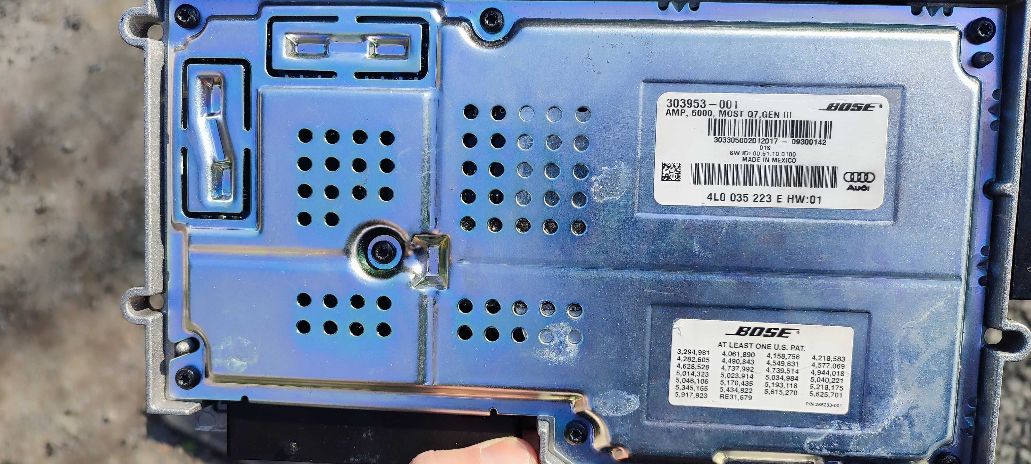 Підсилювач bose  ауді ку 7