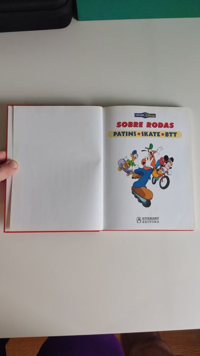 Livro Disney Patins Skate BTT