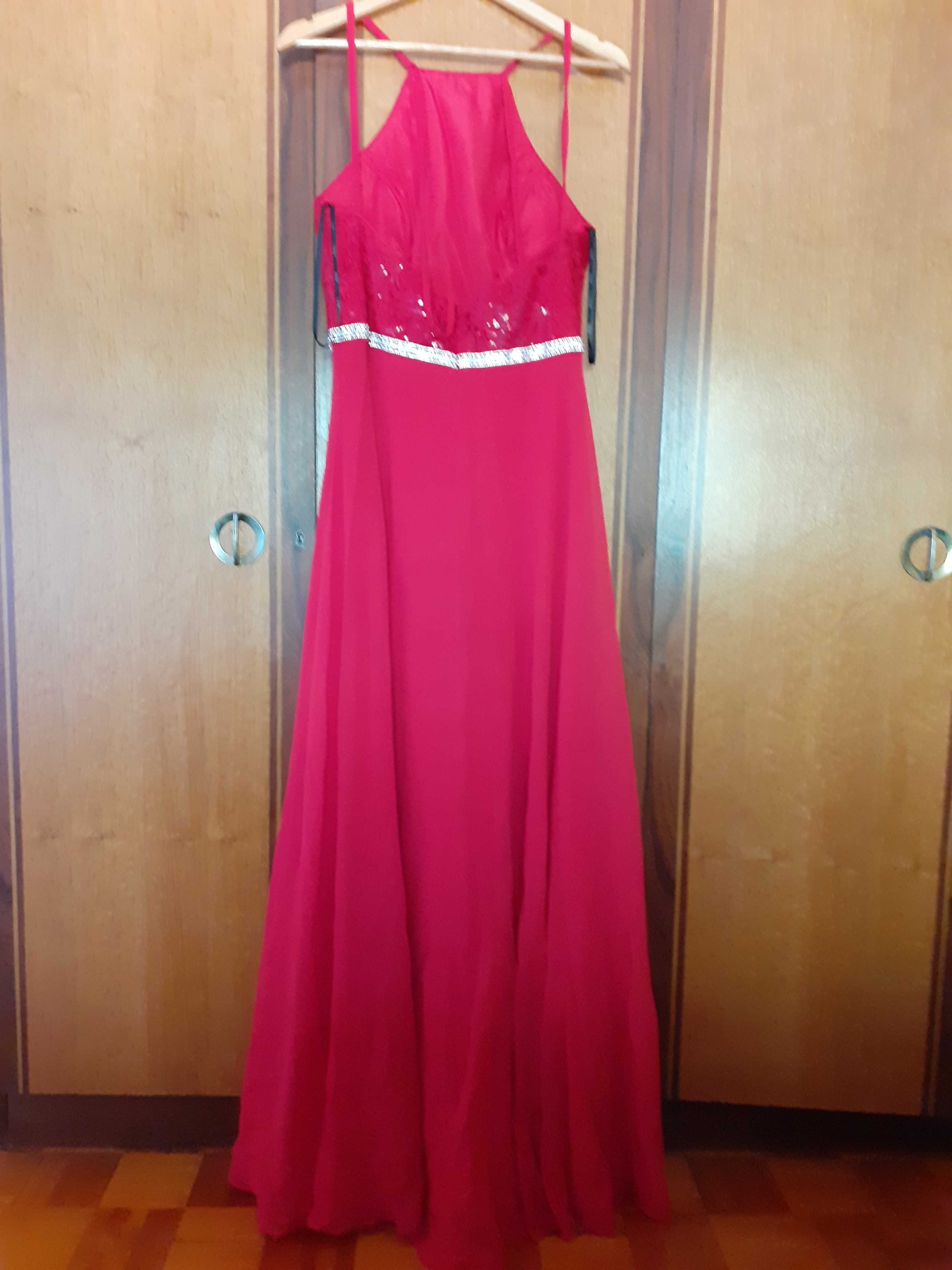 vestido de cerimonia vermelho