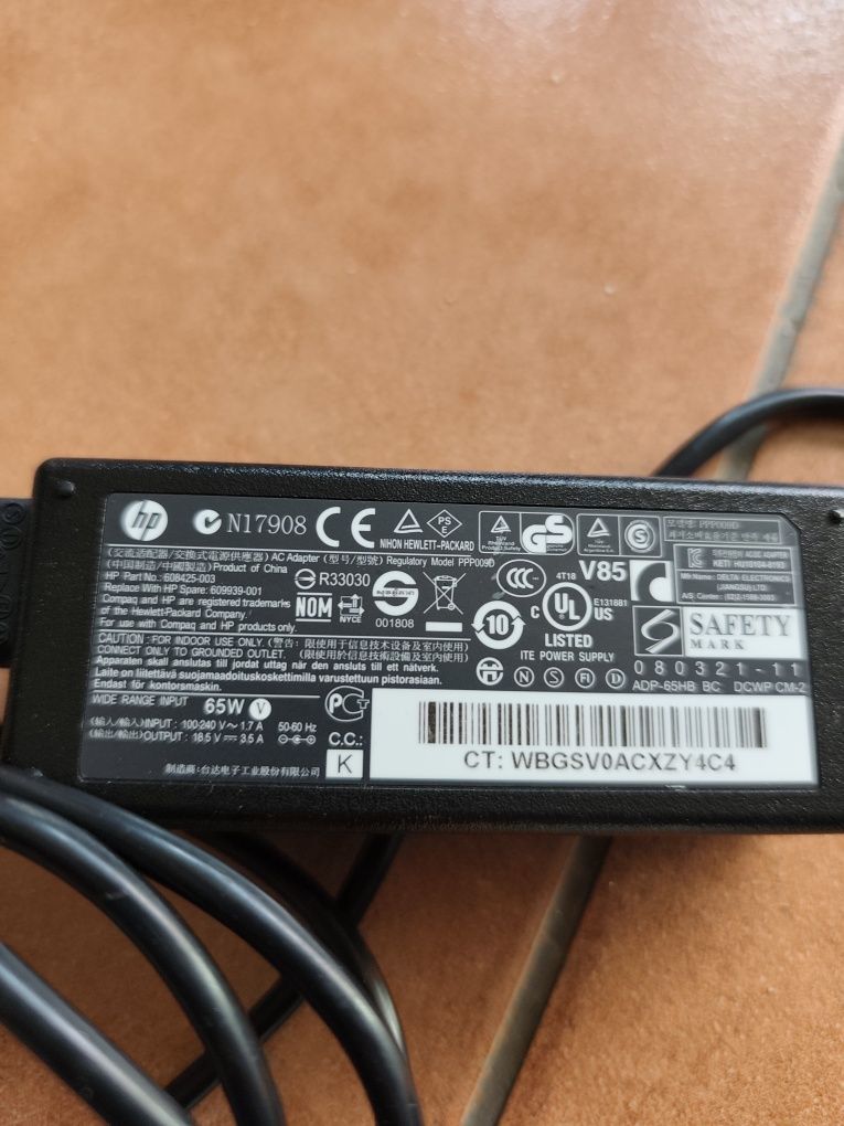 Carregador para portátil HP N17908