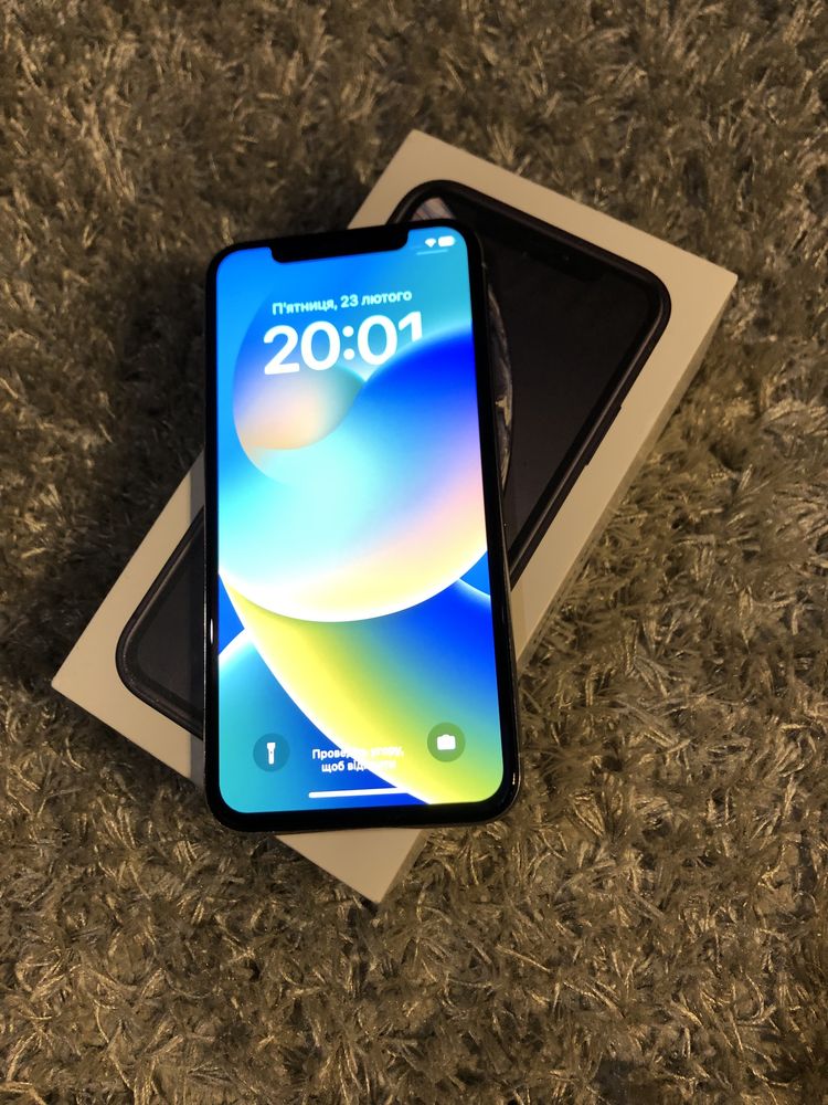 Iphone X 64Gb Neverlock акб 100% ICloud ЧИСТИЙ