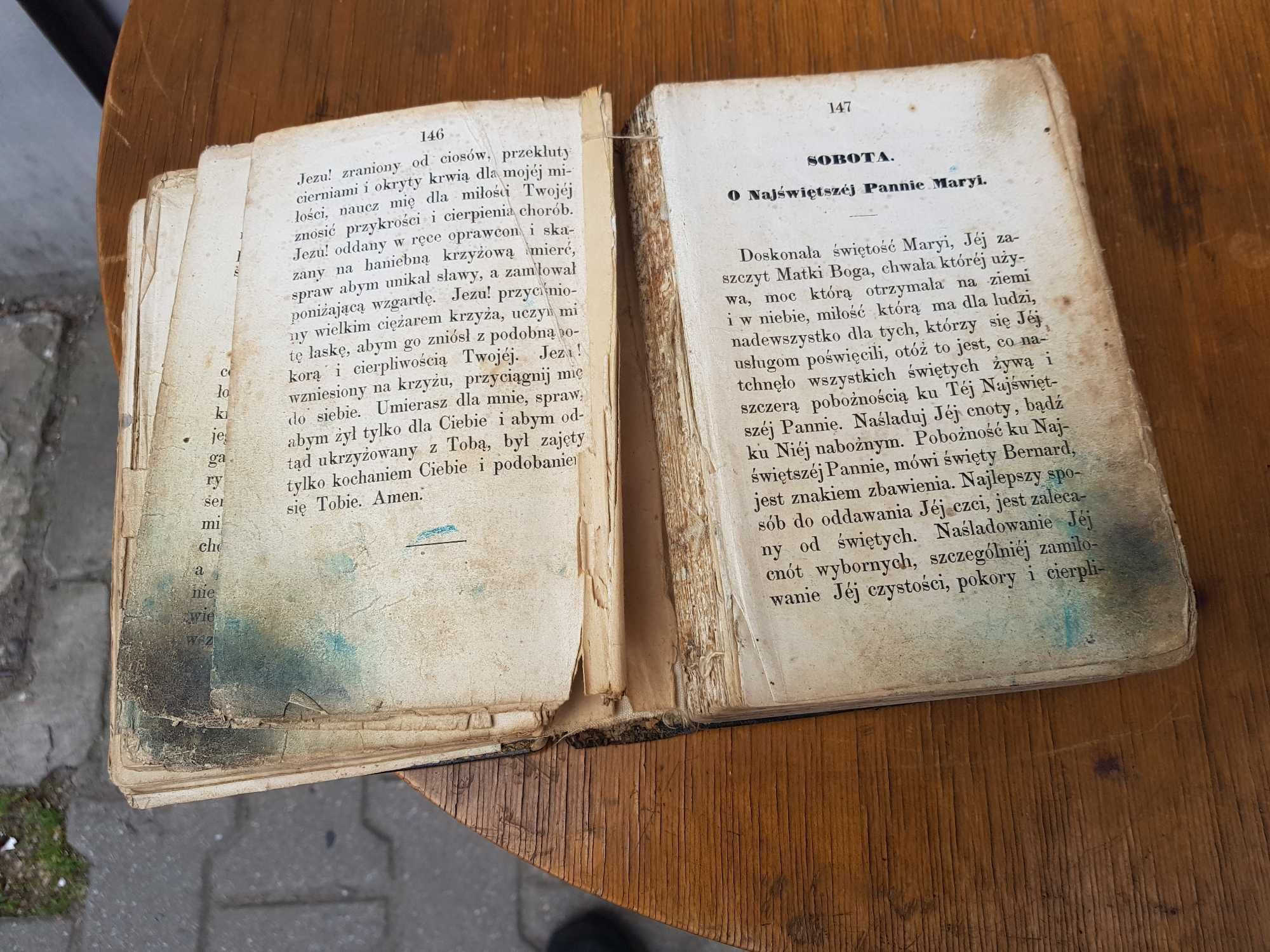 Bardzo stara książka  Cicha Łza Chrześcijańska 1859