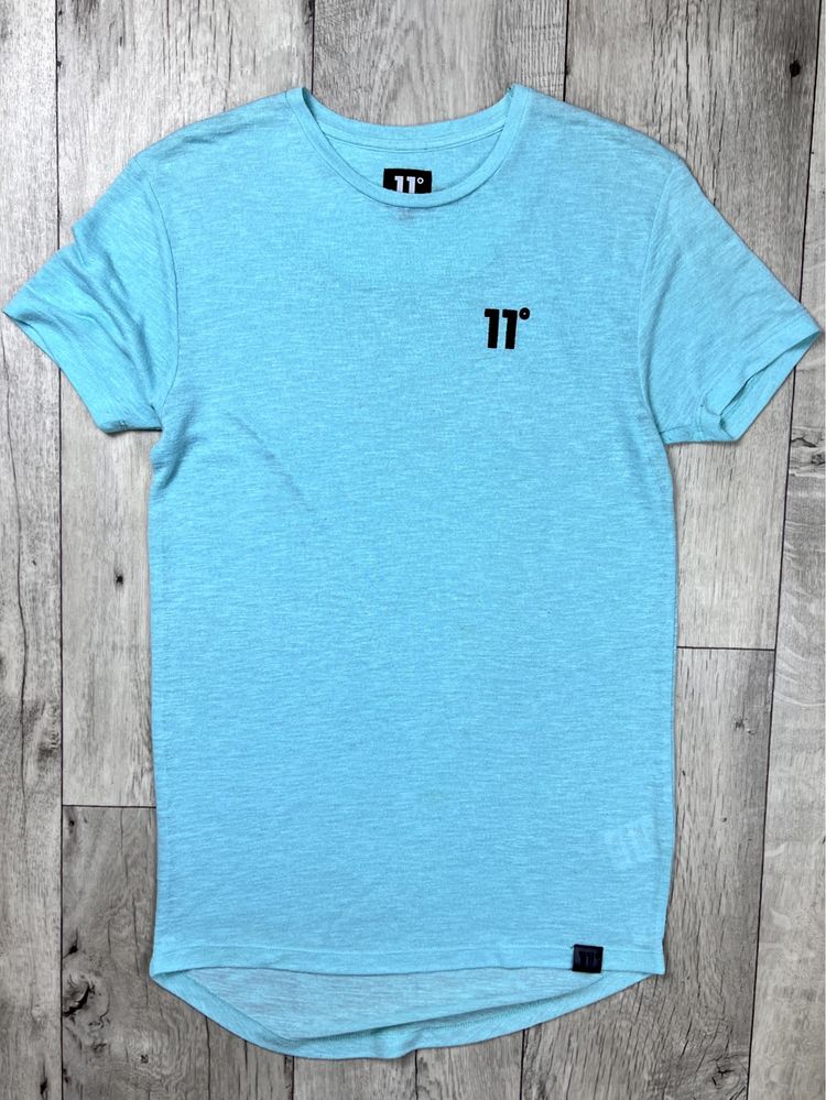 Eleven 11 футболка S размер бирюзовая удлиннённая оригинал