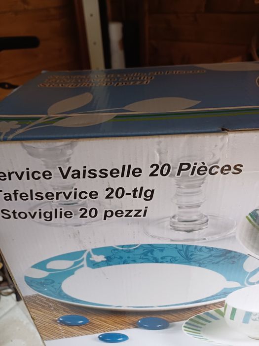 Serviço de jantar 20 peças NOVO