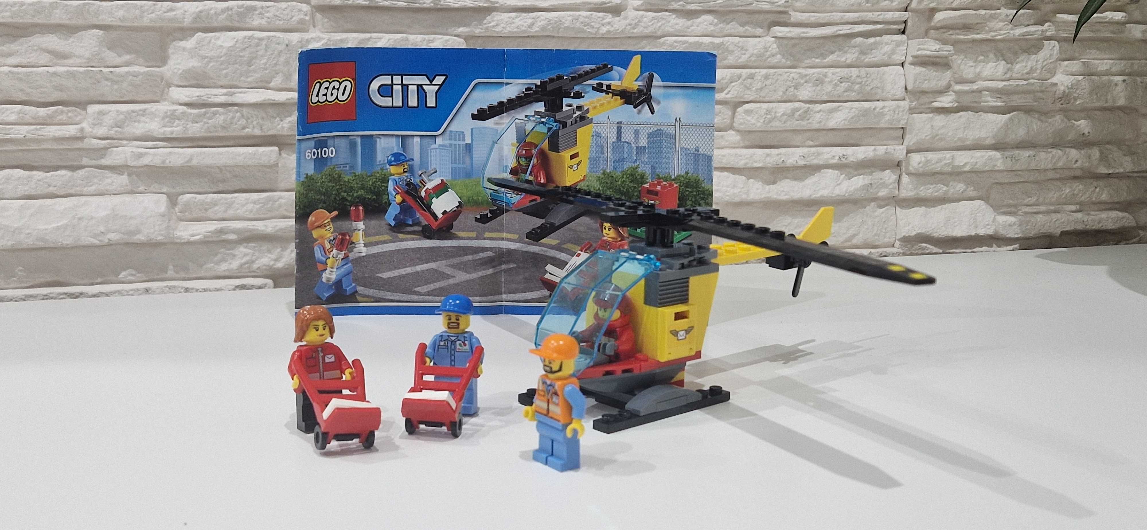 Lego city helikopter poczta kurierzy