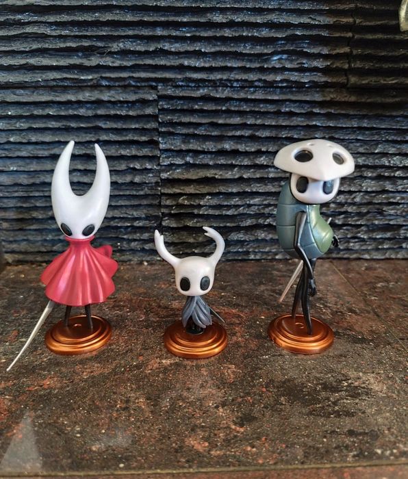 Kit 3 Figuras Hollow Knight novas