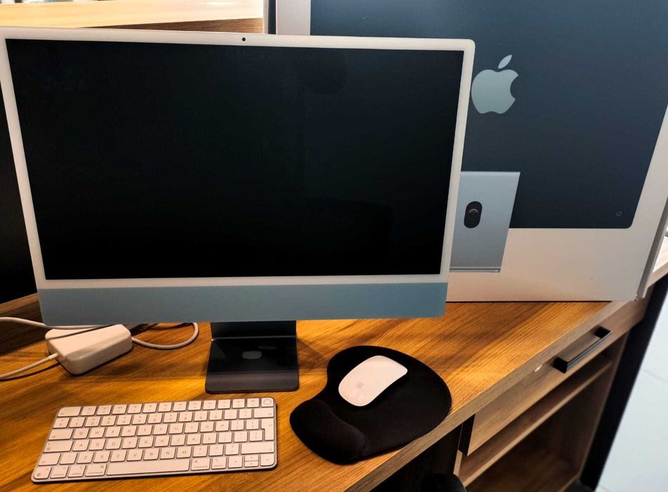 iMac Blue M1 24" 16Gb 256Gb 8-rdzeniowe GPU | 4 porty | STAN IDEALNY