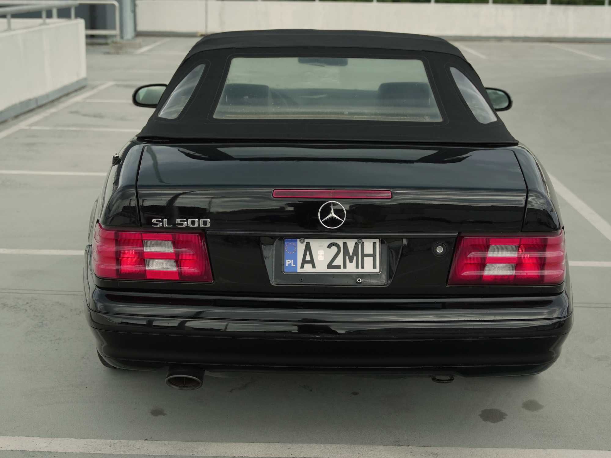 Mercedes-Benz SL Mercedes SL500 czarny, niski przebieg, zadbany
