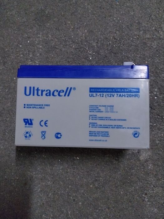 Baterias Recarregáveis Ultracell/MaxEnergy 6/12V