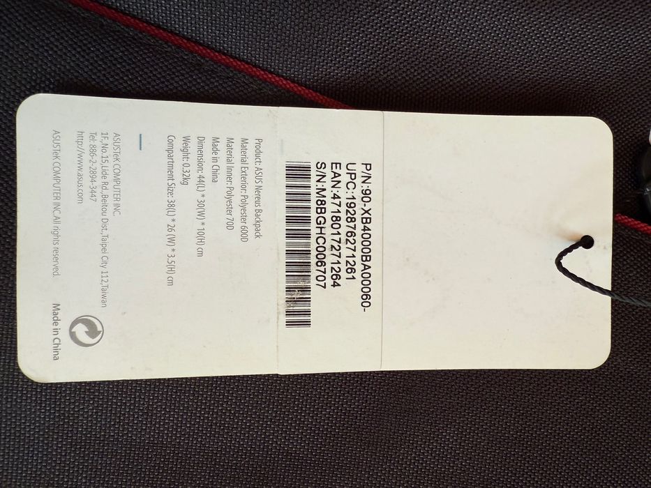 Plecak na notebooka Asus Nereus 16" - nowy