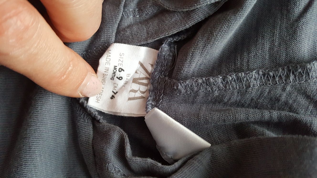 Paka ubrań 74 Zara H&M 6 sztuk spodnie bluza koszulka
