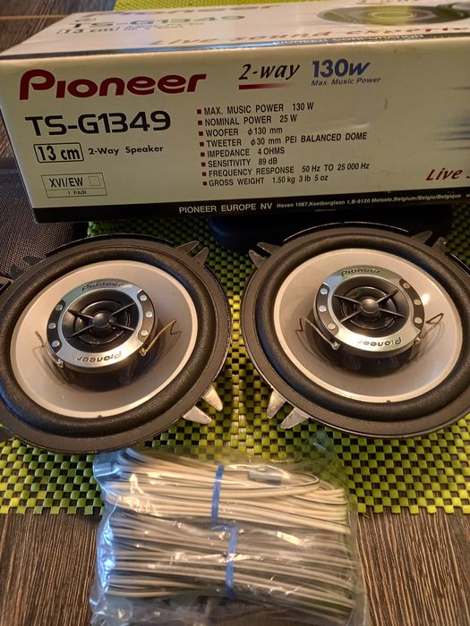 Głośniki samochodowe Pioneer 13 cm.