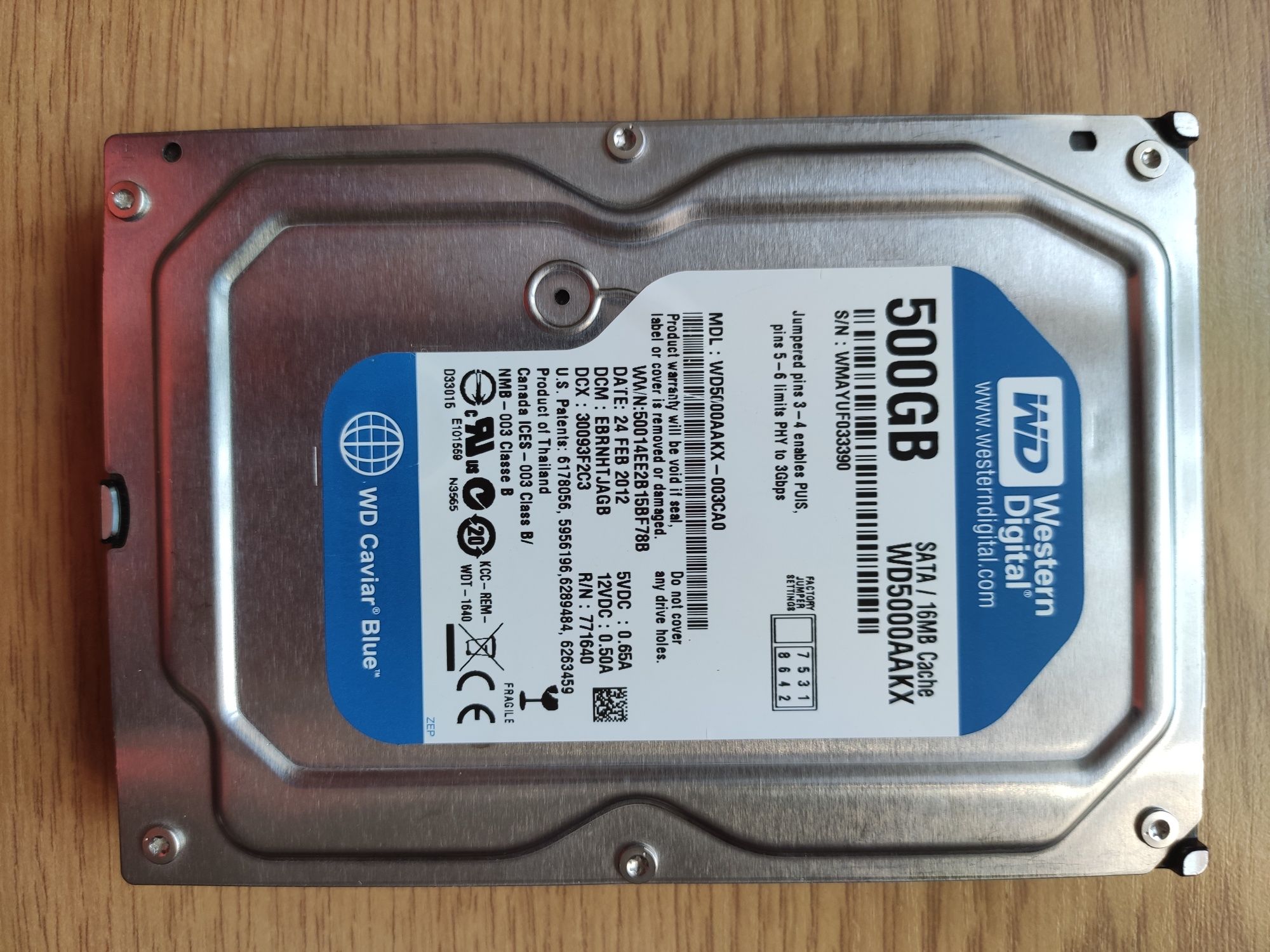 I3 2120 + hard disk 500 gb + 2 x DDR 512