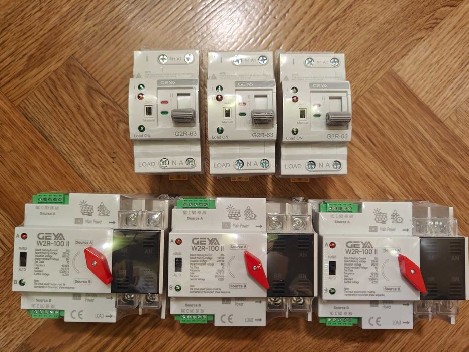 Автомат введення резерву GEYA G2R-63, W2R-100