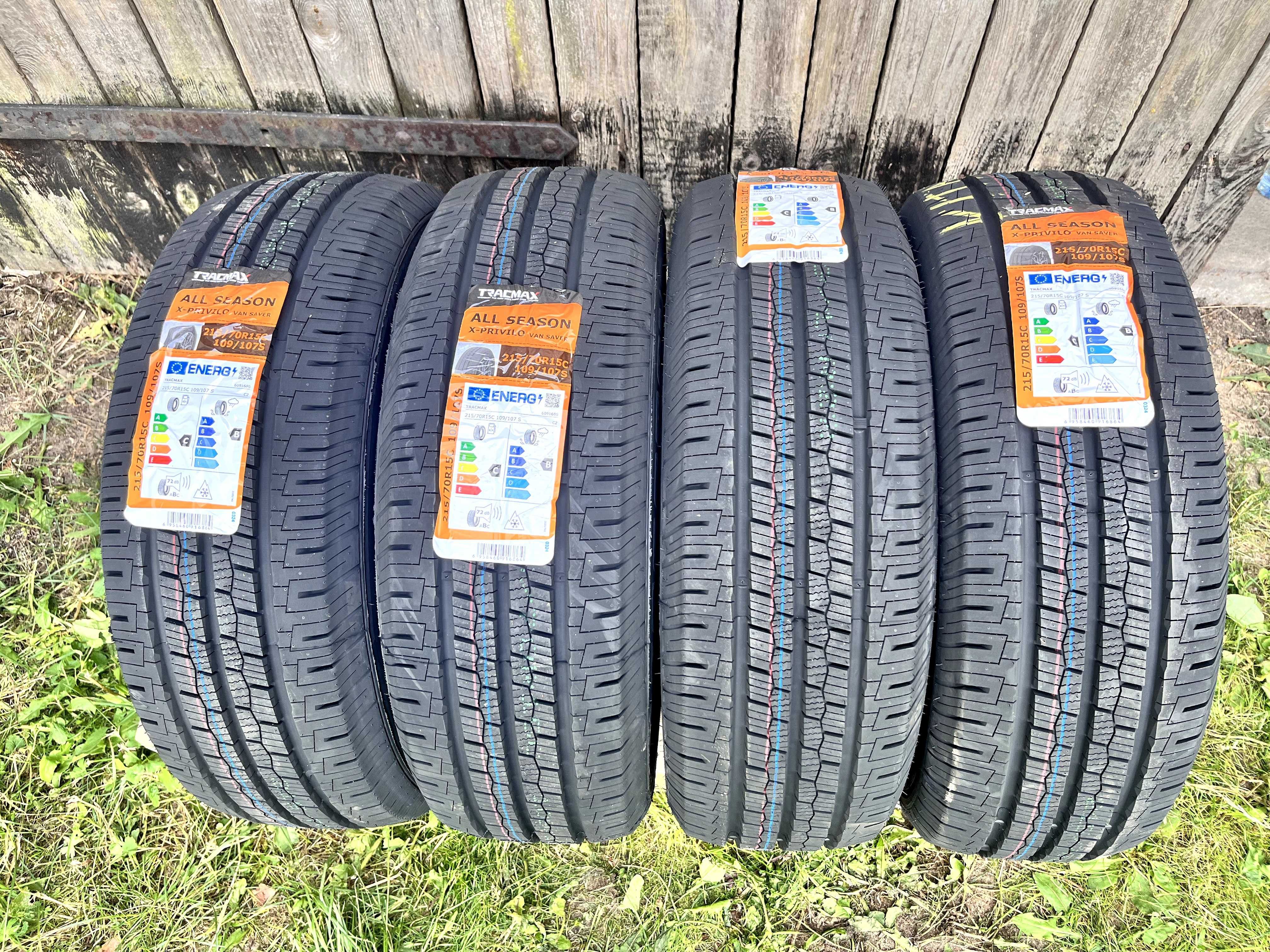 Okazja opony całoroczne 215/70R15C Tracmax A/S X-PRIVILO VAN SAVER
