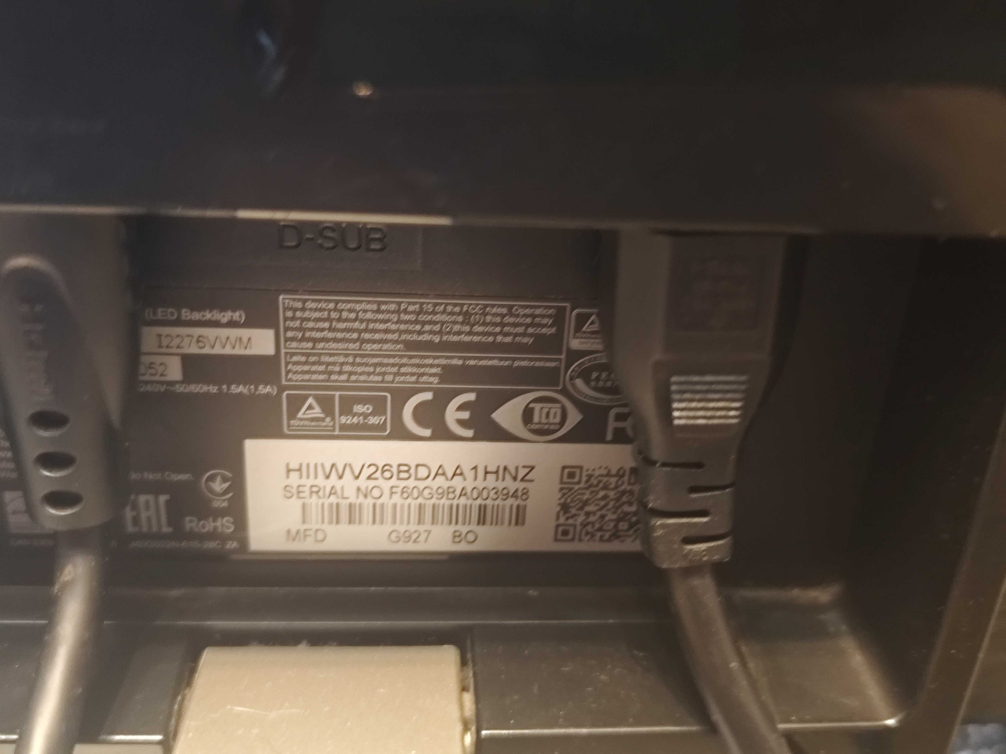 Monitor AOC I2276VWM 21,5'