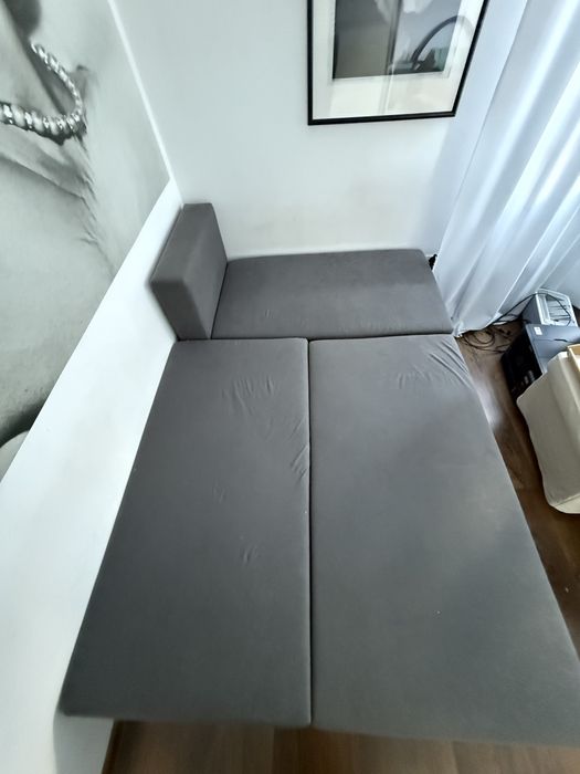 Dwuosobowa sofa rozkladana z szezlongiem IKEA