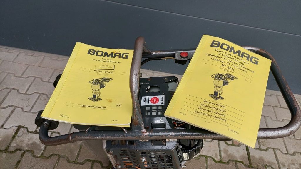 Skoczek Bomag BT60/4, 66kg, Honda Gx100, Wacker