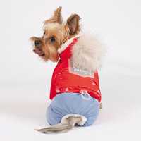 Одежда для собак зимняя Комбинезон для собак Pet Fashion чихуахуа йорк