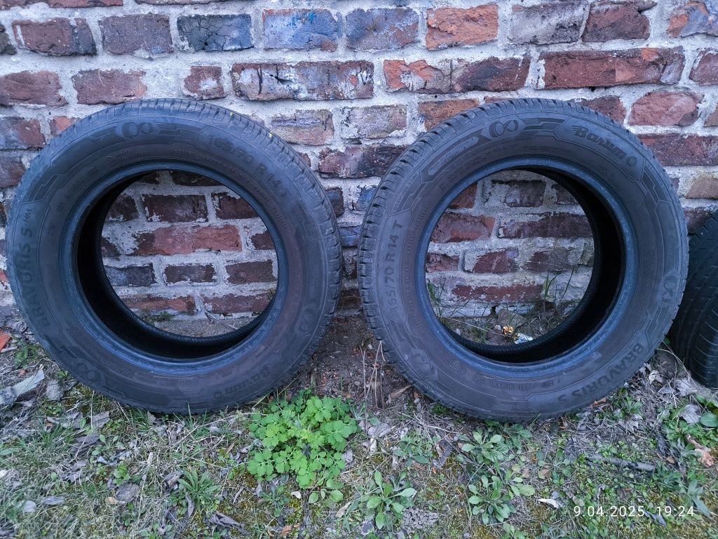 2 Opony letnie  Barum bravuris 5 hm 165/70 r14t