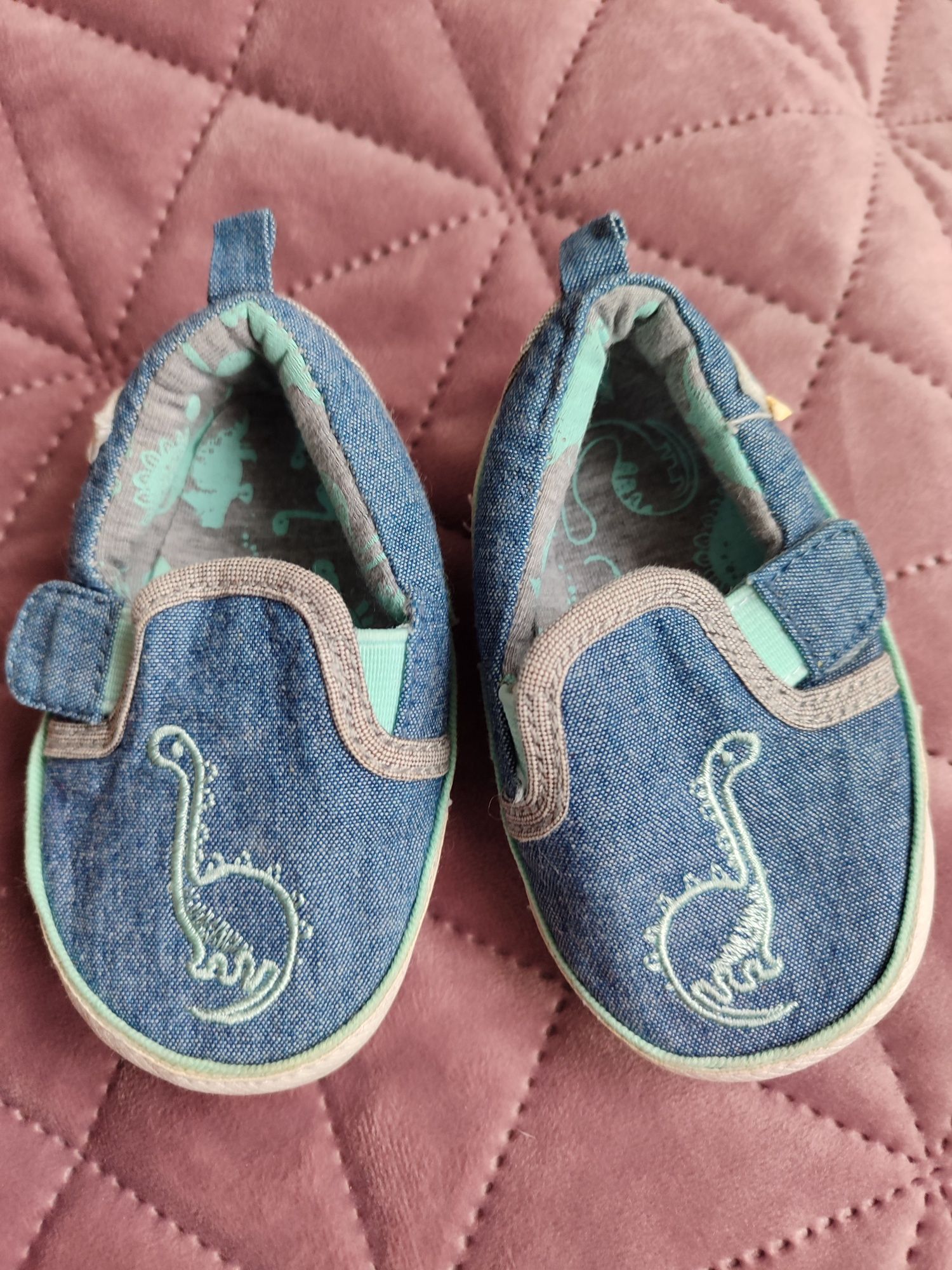 Пінетки Next Dino, розмір 16, дитячі тапочки, взуття для немовлят