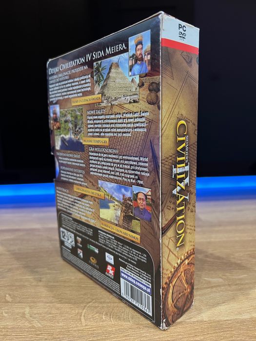 Civilization IV 4 (PC PL 2005) slipcase premierowe kompletne wydanie