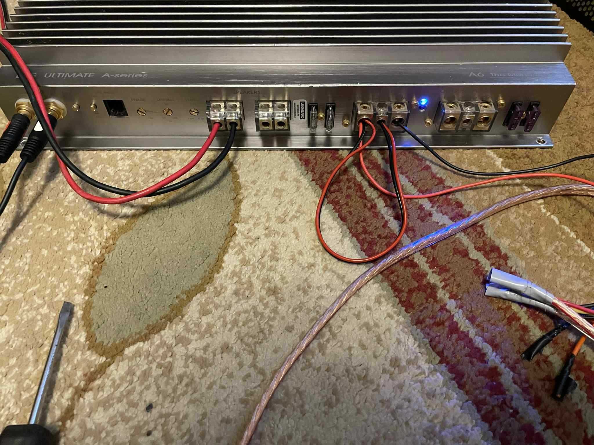 Wzmacniacz DLS A6, monoblok 1300 W RMS 1 ohm