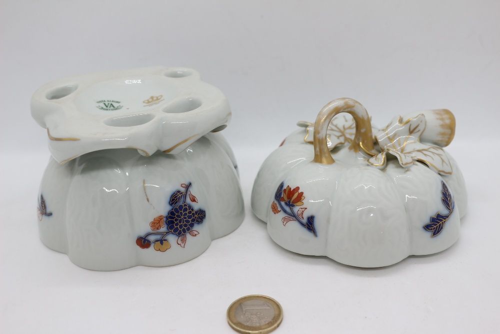 Caixa Abóbora coleção IMARI Vista Alegre 1980