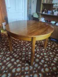 Masywny stabilny stół drewniany 110 cm !! rozsuwany