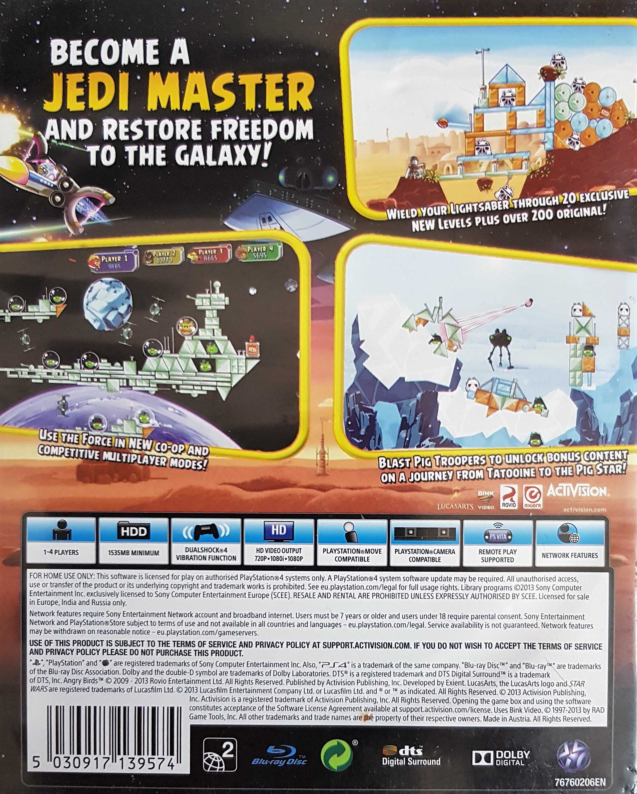 ANGRY BIRDS STAR WARS Playstation 4 PS4 PS5 Sklep Multigames Kraków