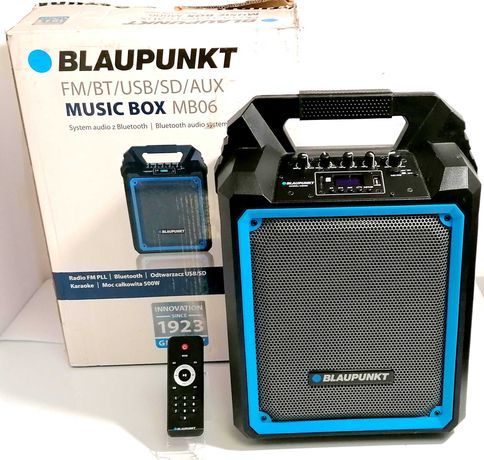 Колонка Blaupunkt MB 06 /10 динамик караоке аудио система для вечірок