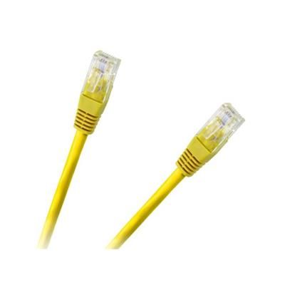 Kabel UTP 8c wtyk-wtyk 0,5m CCA żółty cat.6e