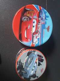 2 szt puszki McQueen Zygzak Disney metalowe