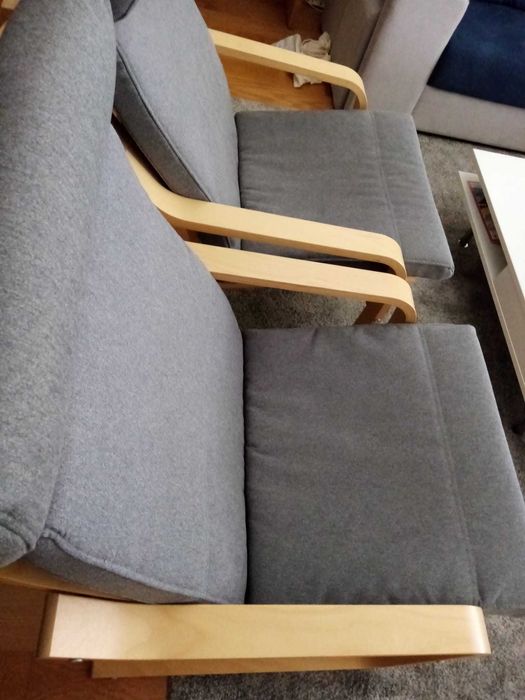 Poltrona poang, perfeito estado, com almofada