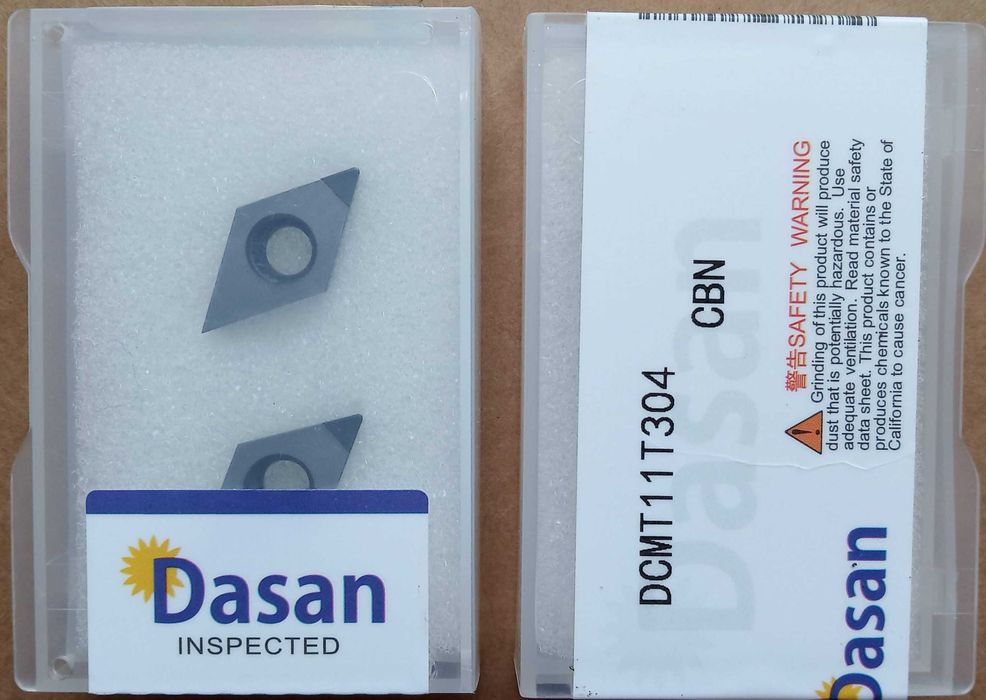 DCMT 11T304 CBN borazon płytki tokarskie