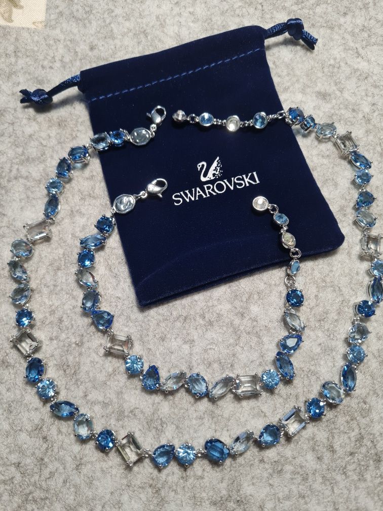 Swarovski GEMA Сваровскі браслет Кольє під срібло