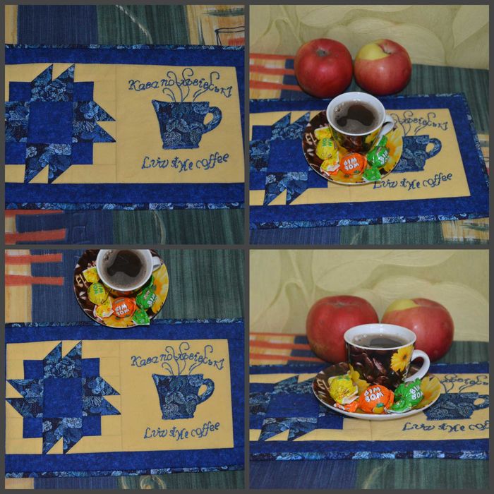 Підставка під чашку, гаряче, ланчмат ′Кава по-львівськи′