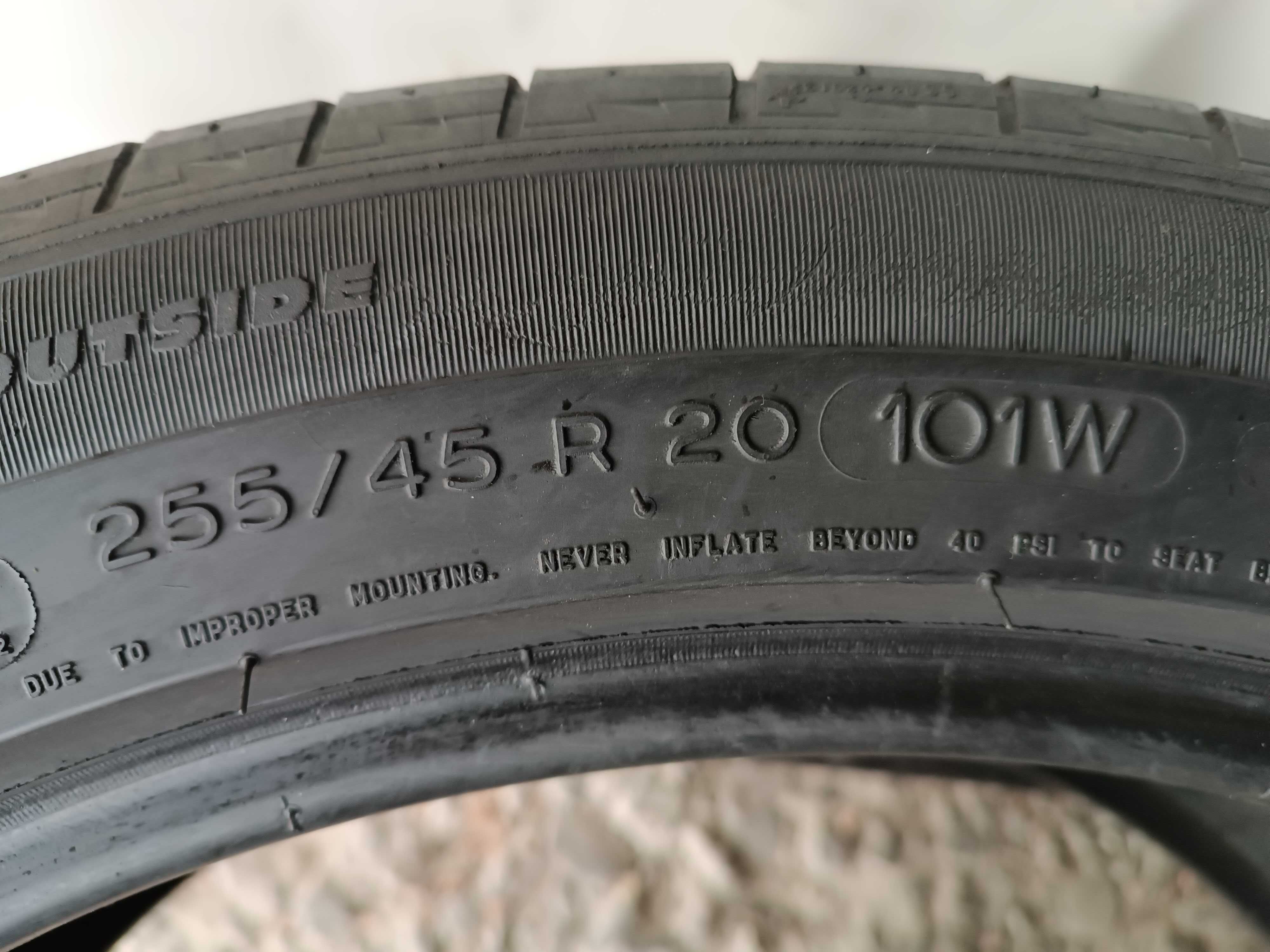Літні шини 255/45 R20 Michelin latitude sport