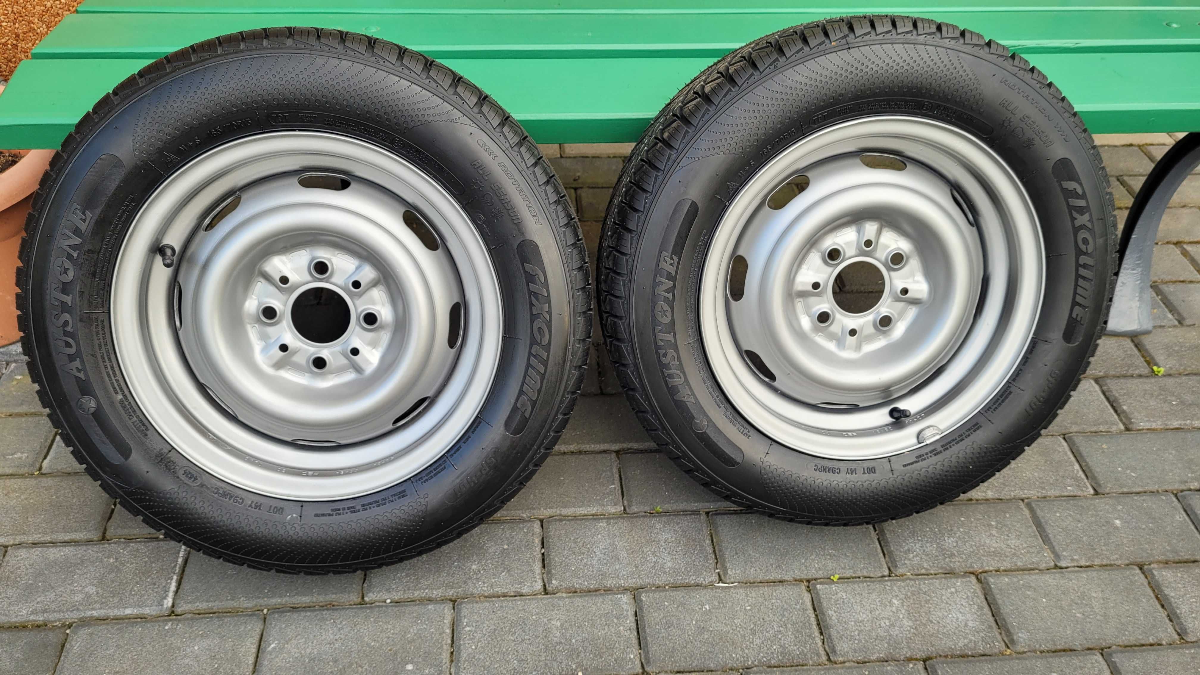 Koła 13 "  kpl. do przyczepy Niewiadów  wielosez.