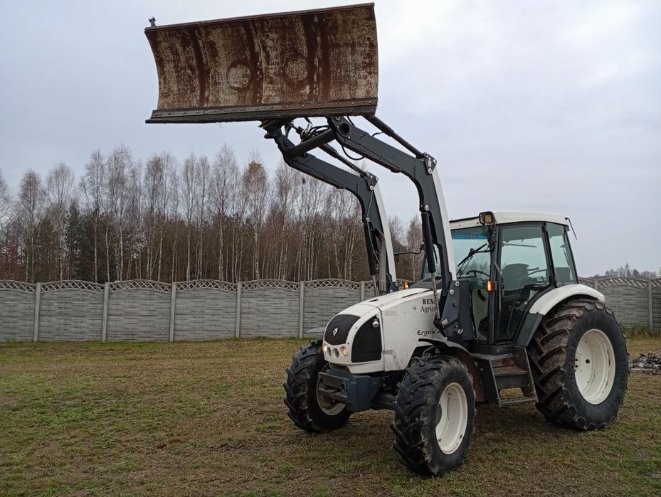 Renault Ergos ciągnik +tur+ pług śnieżny