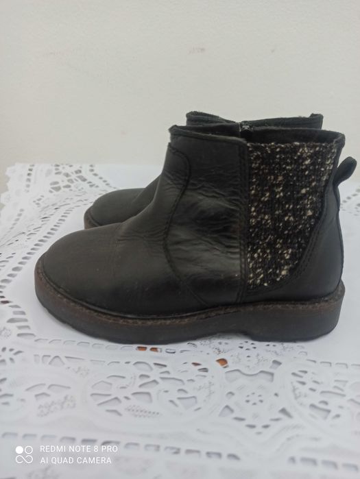 Botki dziecięce czarne Zara Baby Dream Bio 23