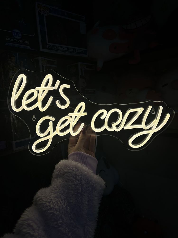 Neon napis świecący