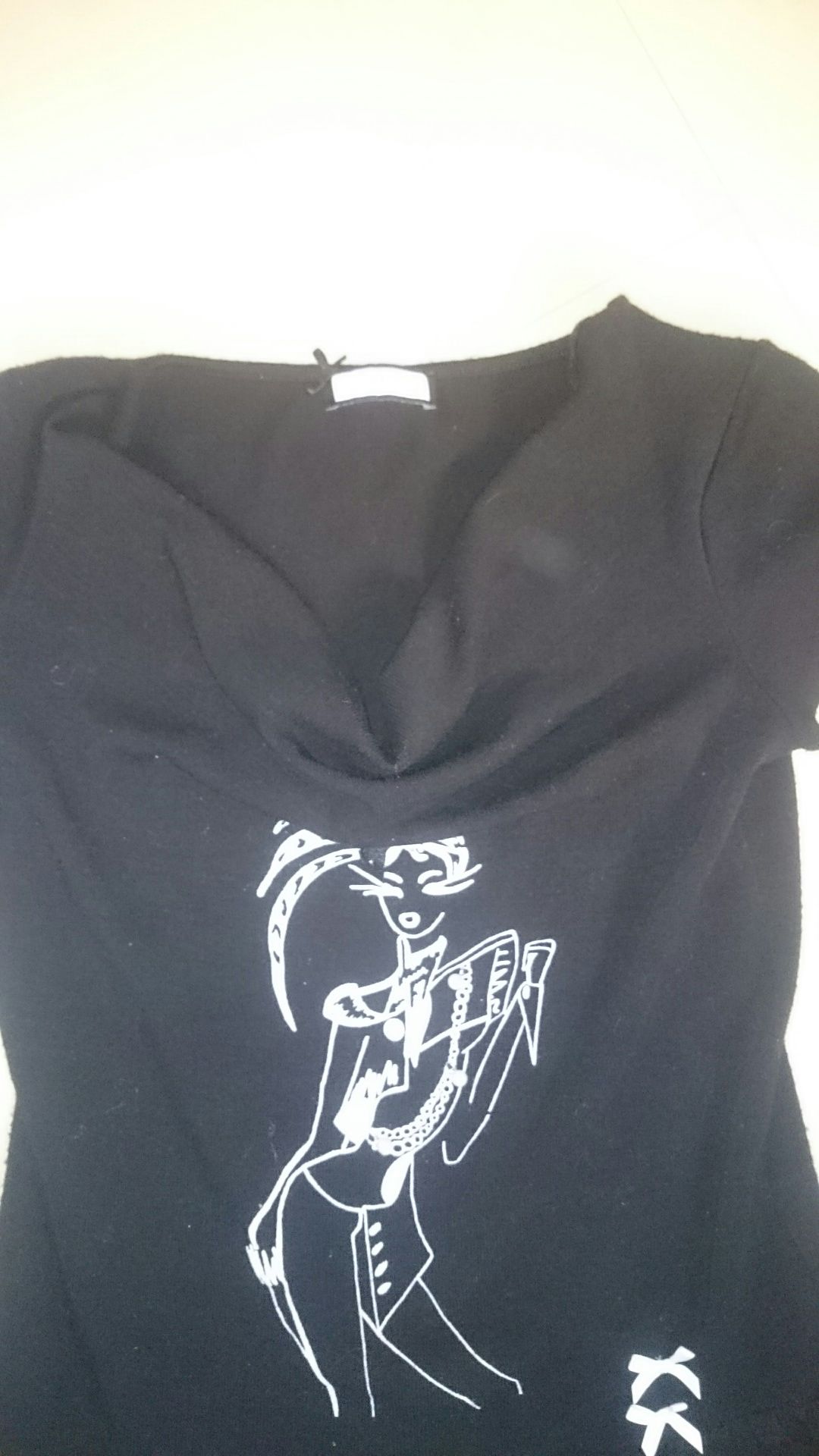 Sweter tunika kamizelka roz 36